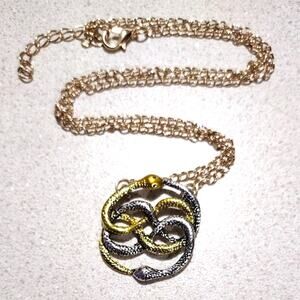 Auryn Atreyus Necklace Never Ending Story Snake Halloween Christmas Birthday NEW